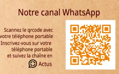 Notre canal WhatsApp